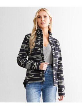 Ariat Women L Chimayo Charcoal Concealed Carry Softshell Western Navajo Jacket